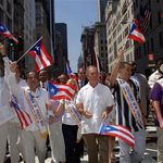 NJ Governor Jon Gorzine, Puerto Governor Anibal Acevedo Vila, Mayor Michael Bloomberg, Governor David Paterson and parade Grand Marshal Dennis Rivera